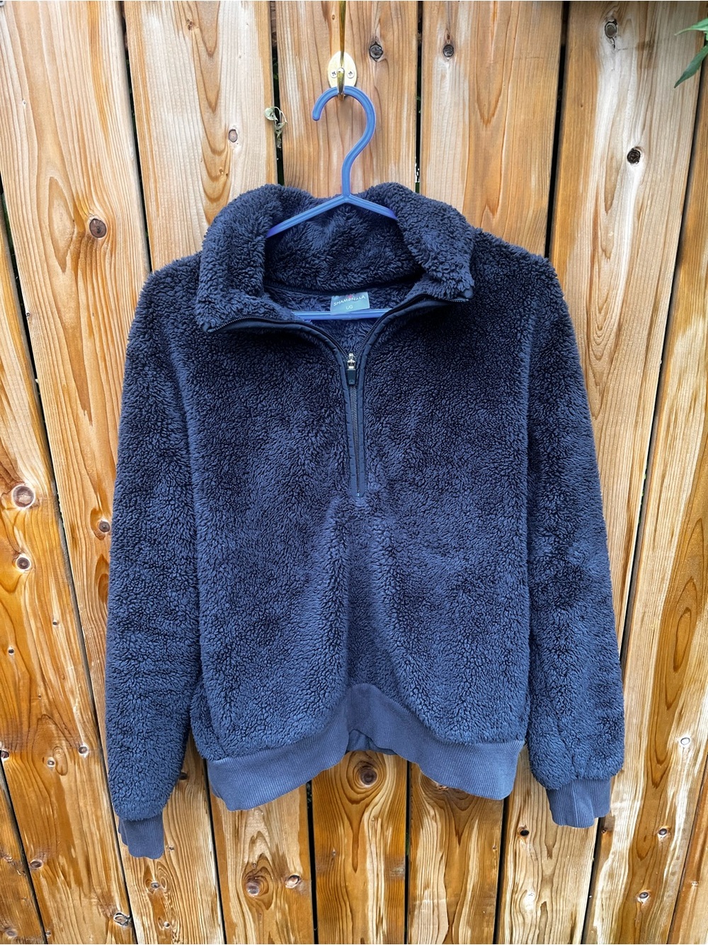 Shambhala Cozy Plush Quarter-Zip Fleece Pullover - Dark Charcoal